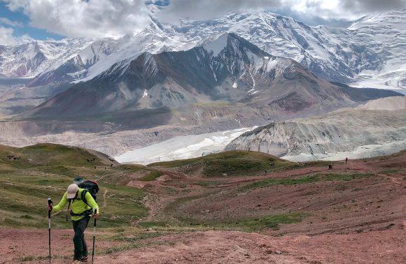 Jiptick Pass to Lenin Peak Glaciers Jiptick Pass to Lenin Peak Glaciers