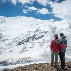 Hiking to Traveler’s Pass with a View of Lenin Peak